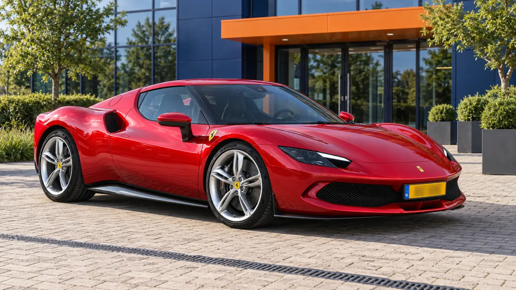 Ferrari 296 kopen: rode GTB Coupé