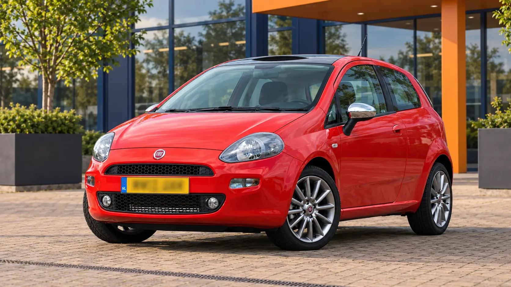 Fiat Punto kopen: rode driedeurs facelift