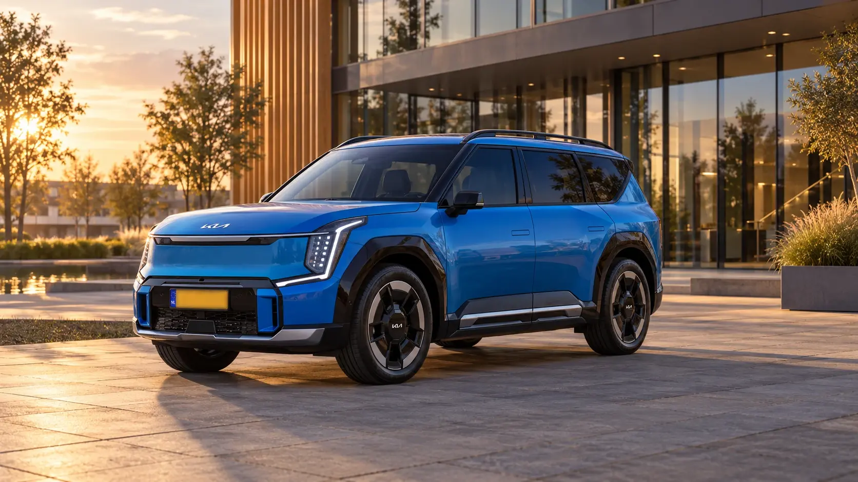 Kia EV9 – voorzijde