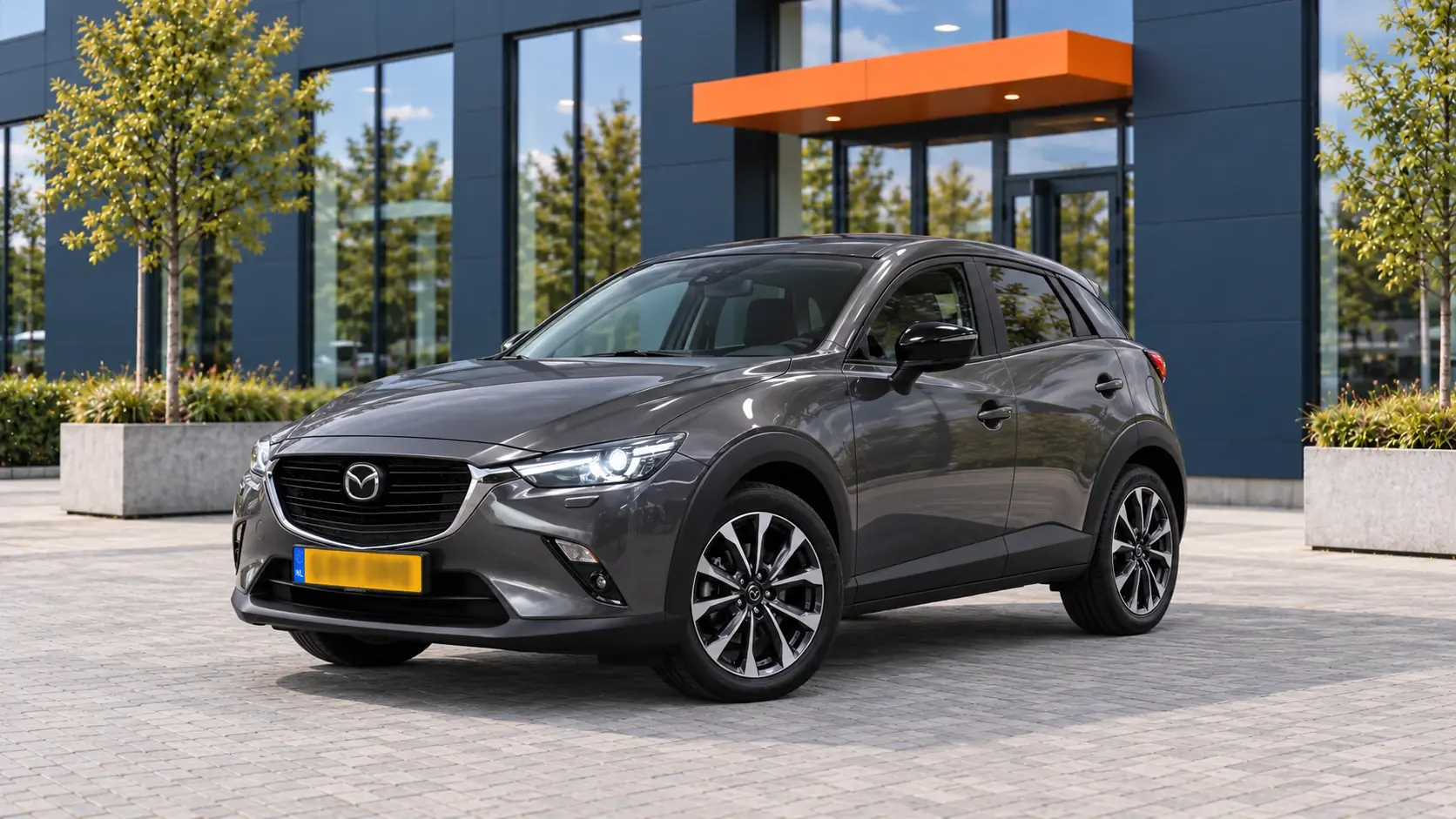 Mazda CX-3 van voren