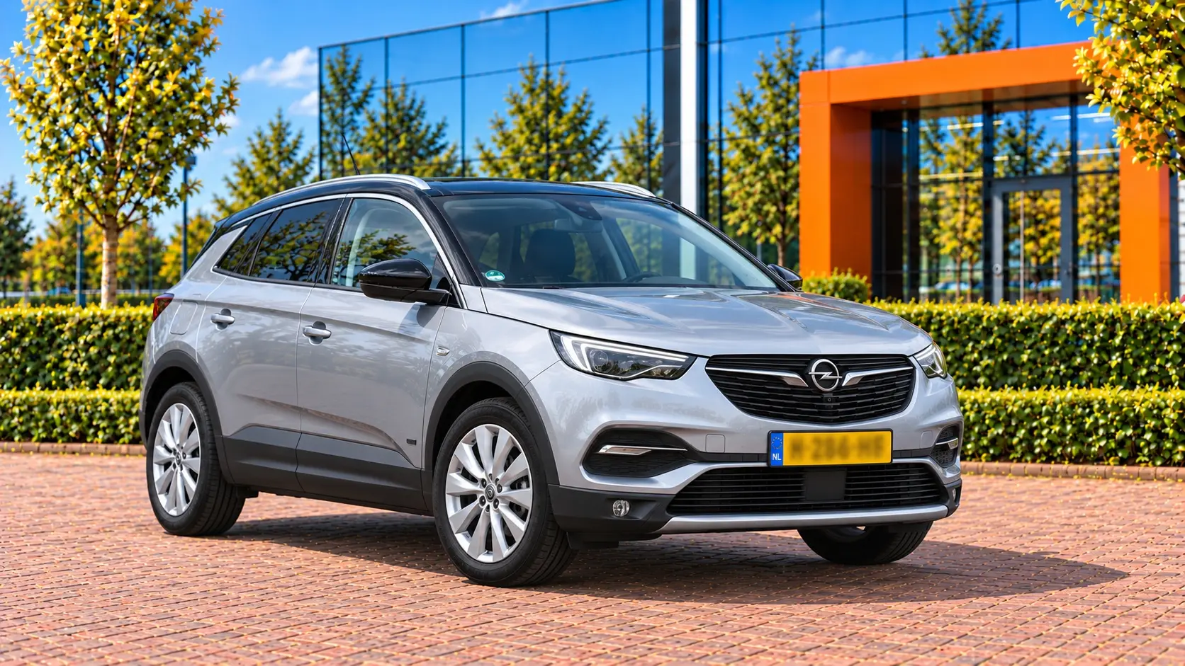 Opel Grandland X van voren