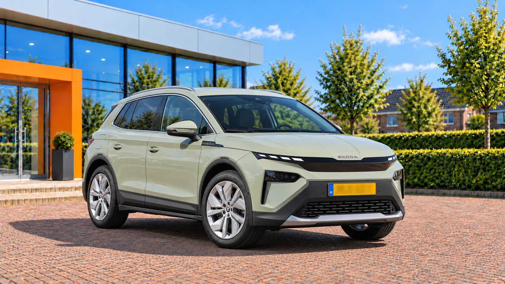 Skoda Elroq van voren