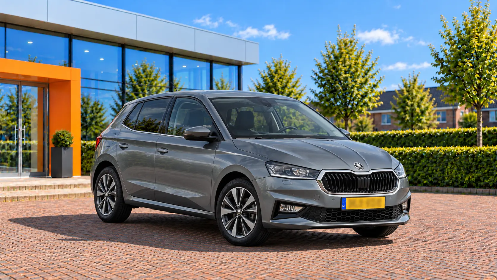 Skoda Fabia van voren