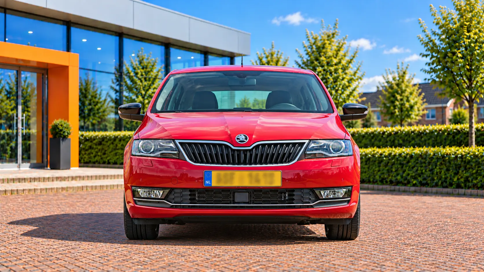 Skoda Rapid van voren
