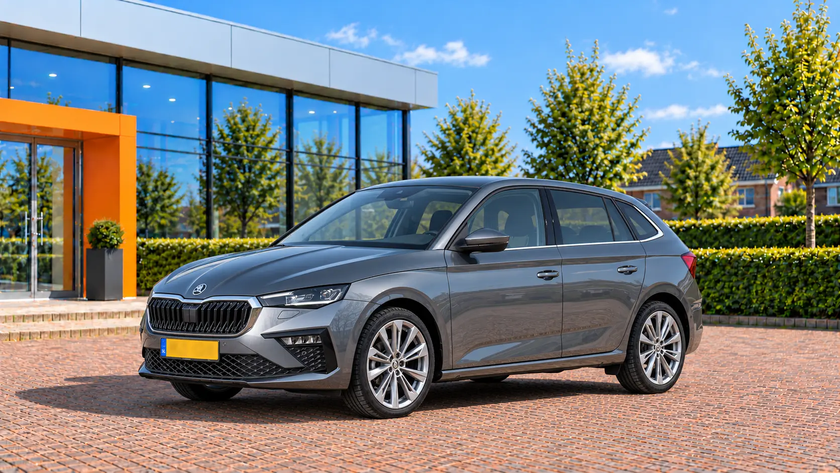 Skoda Scala van voren