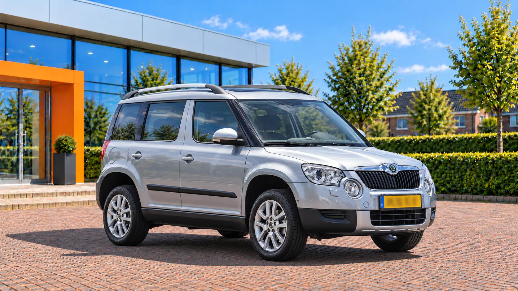 Skoda Yeti van voren