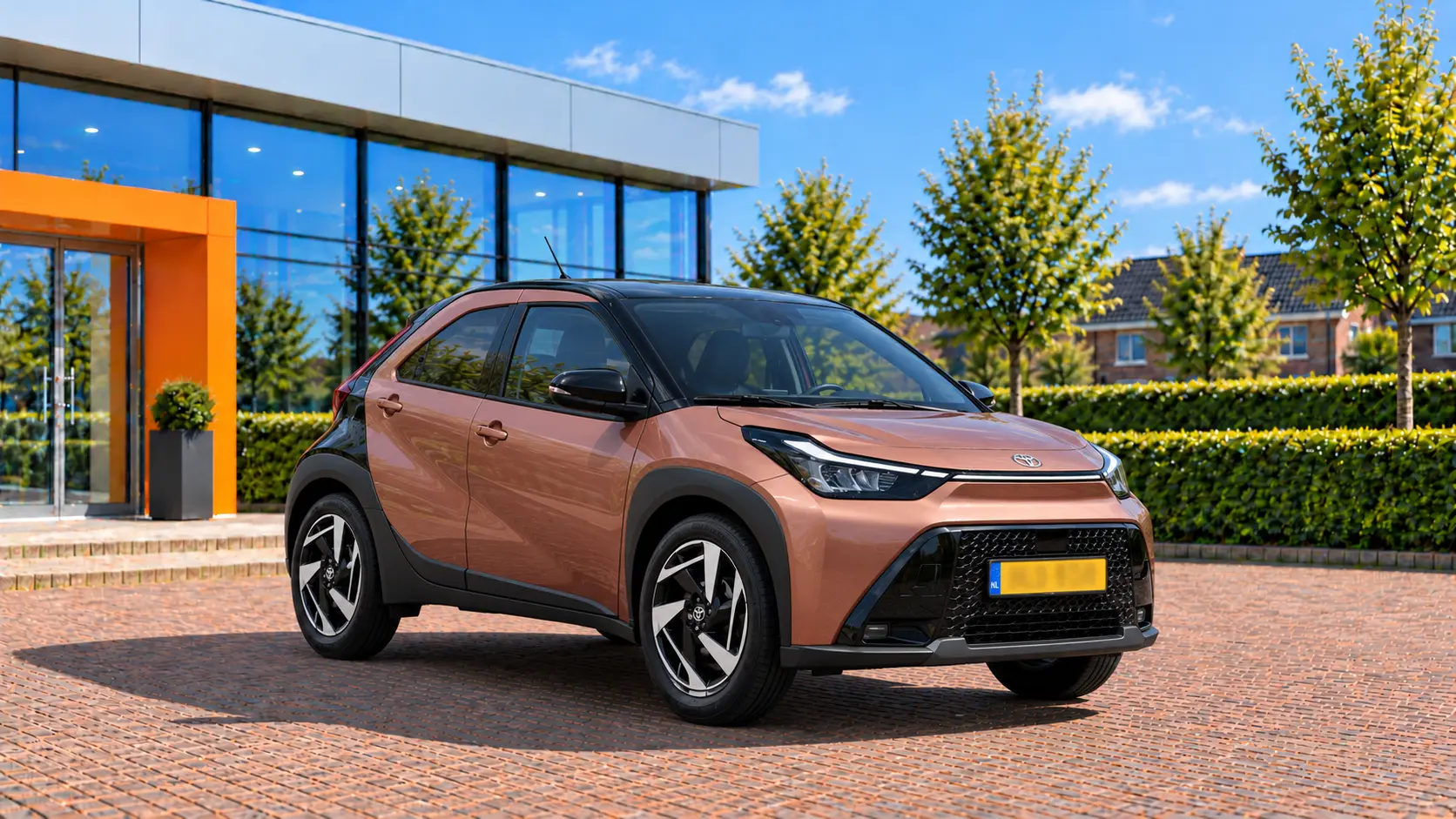 Toyota Aygo X van voren