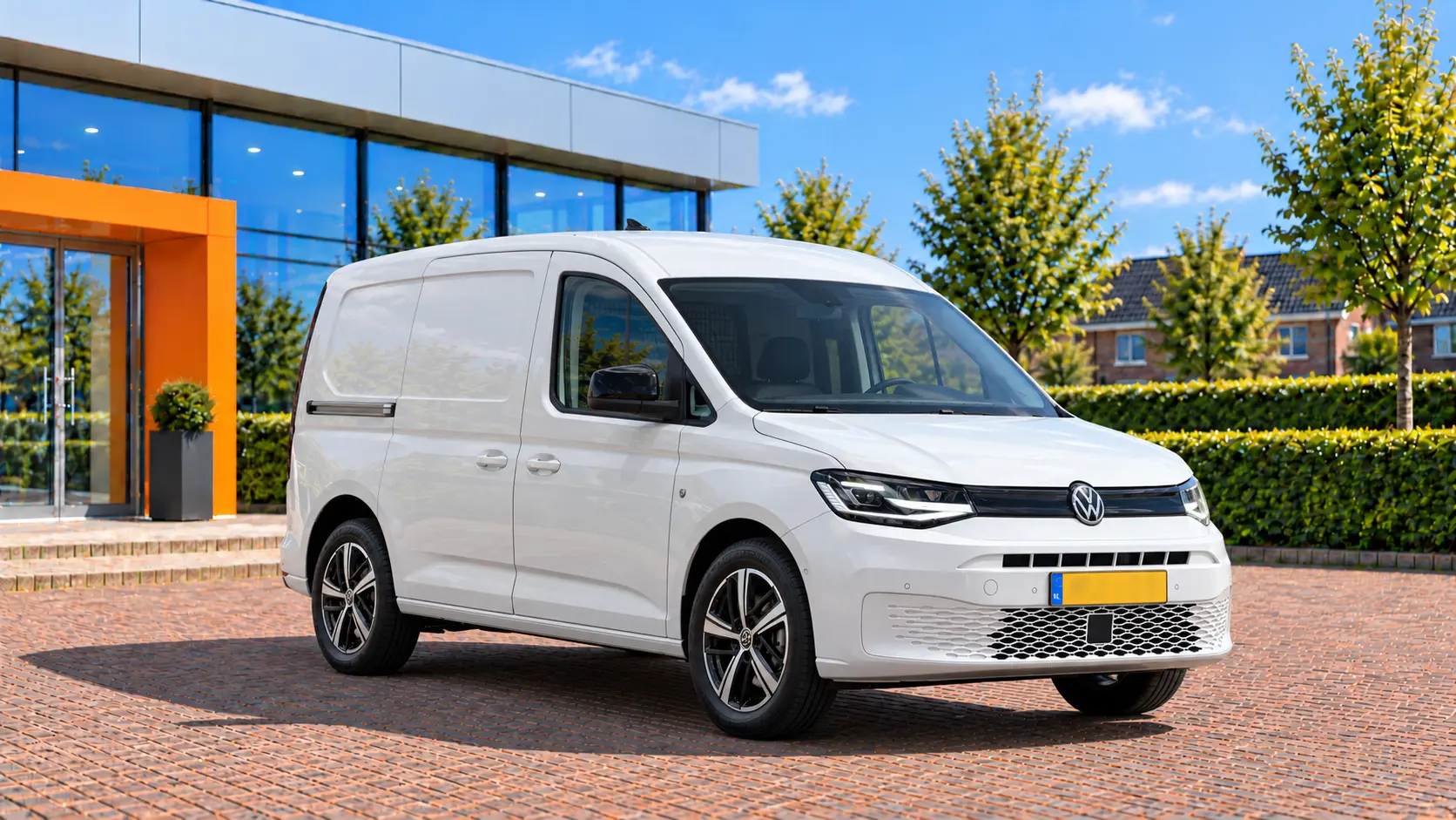 Volkswagen Caddy van voren