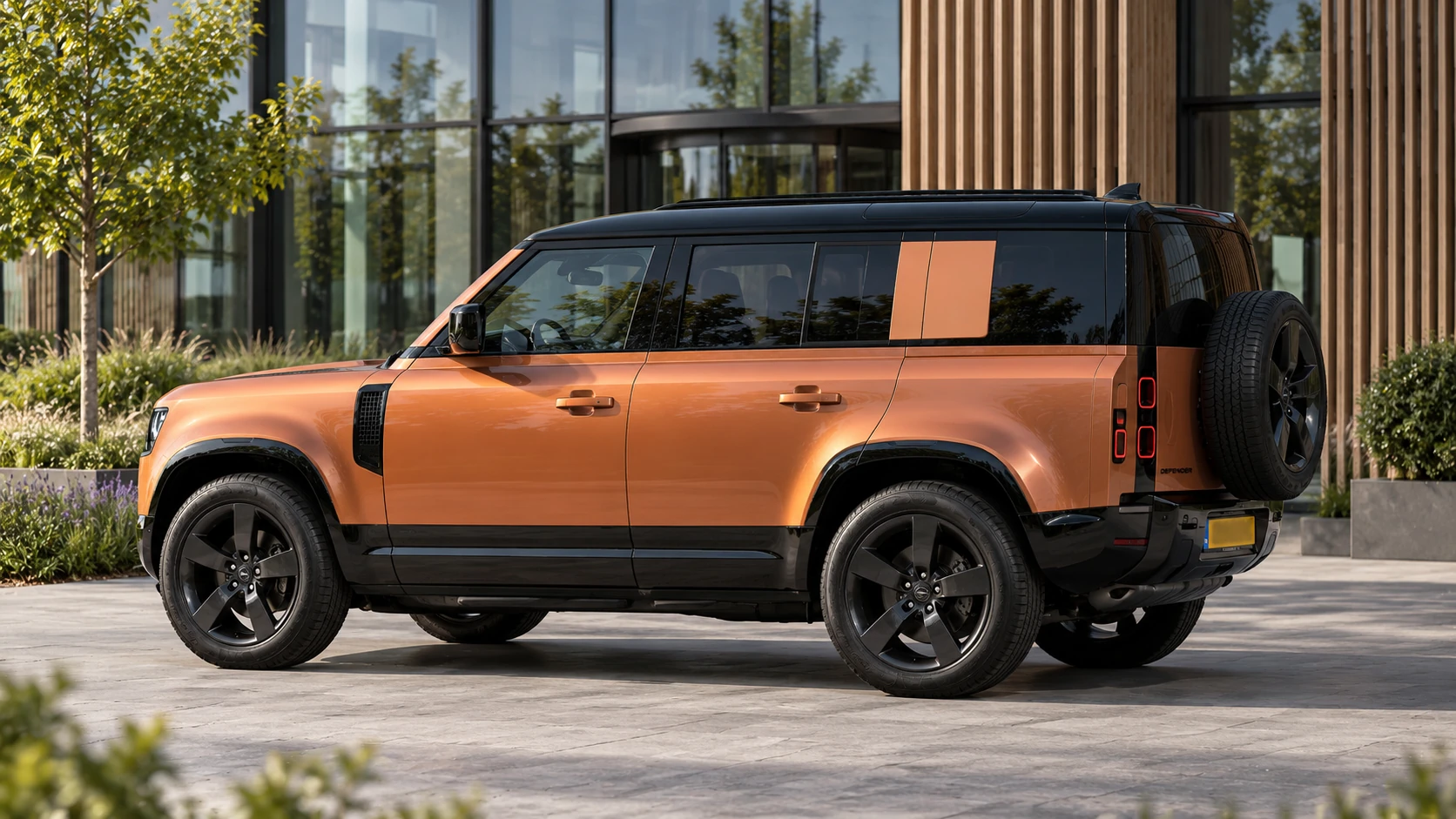 Land Rover Defender &ndash; zijaanzicht