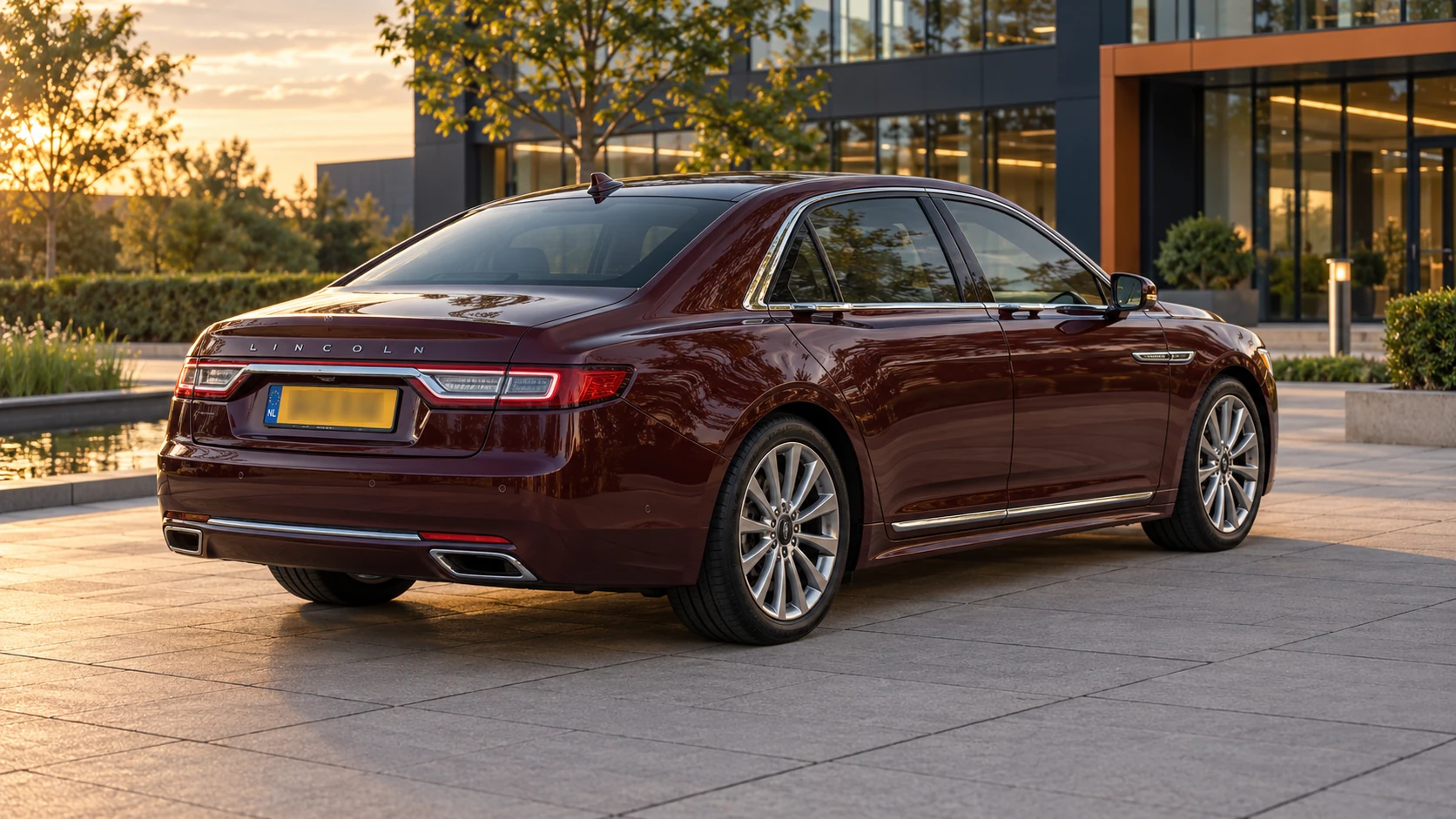 Lincoln Continental achteraanzicht