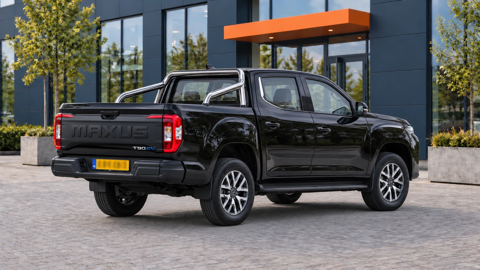 Maxus T90 EV achterzijde