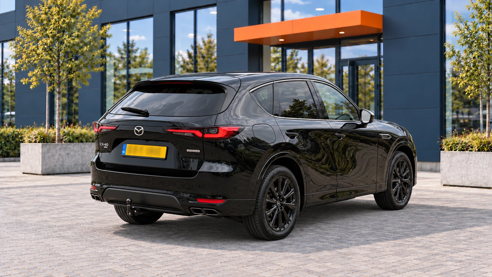 Mazda CX-60 van achteren
