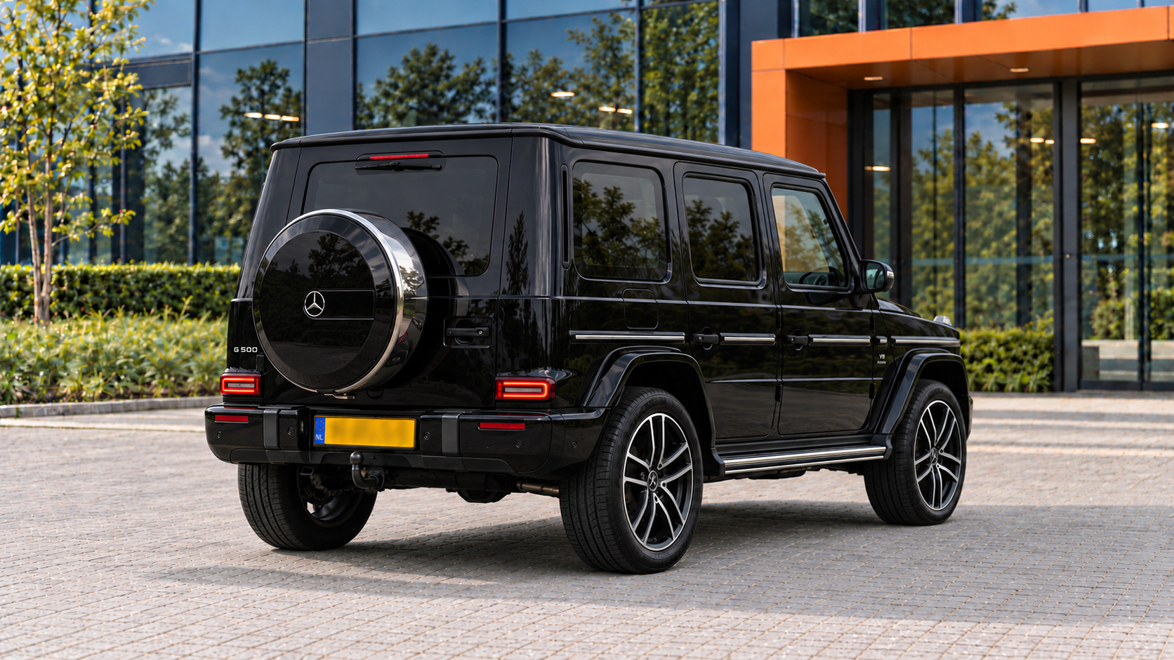 Mercedes-Benz G-Klasse van achteren