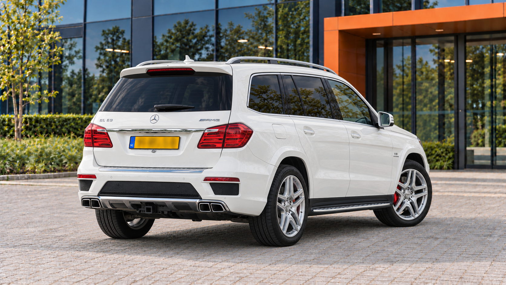 Mercedes-Benz GL van achteren
