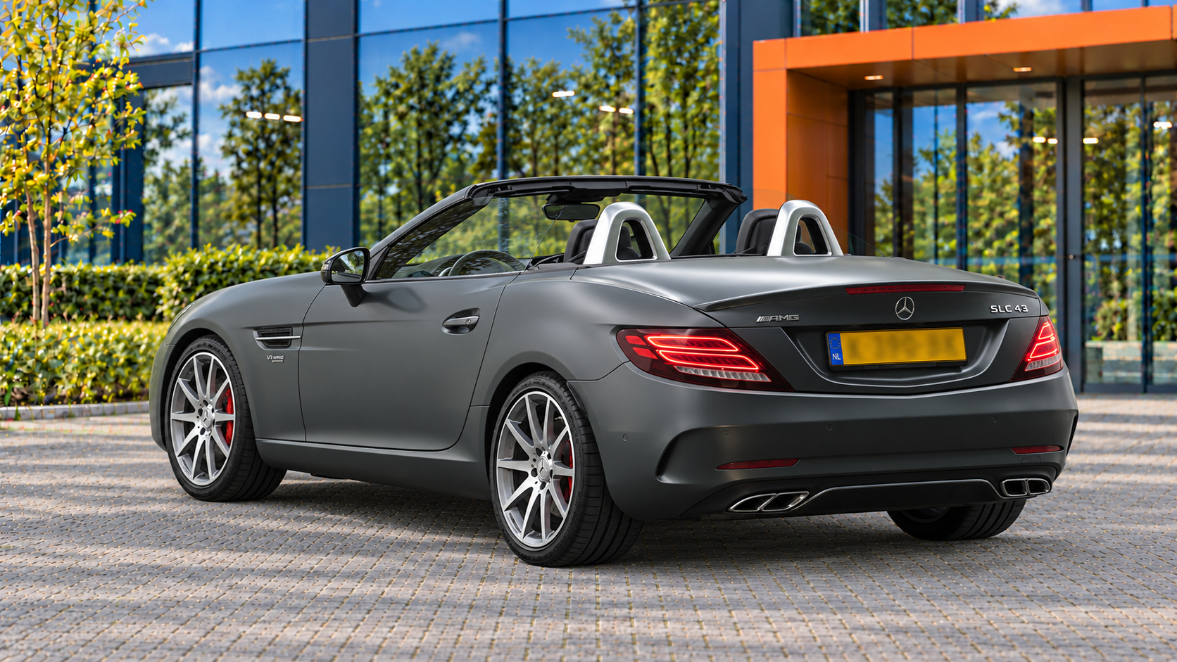 Mercedes-Benz SLC van achteren