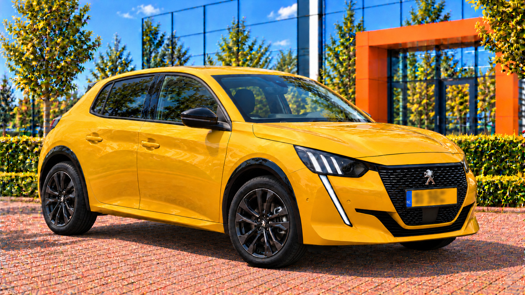 Peugeot 208 van opzij