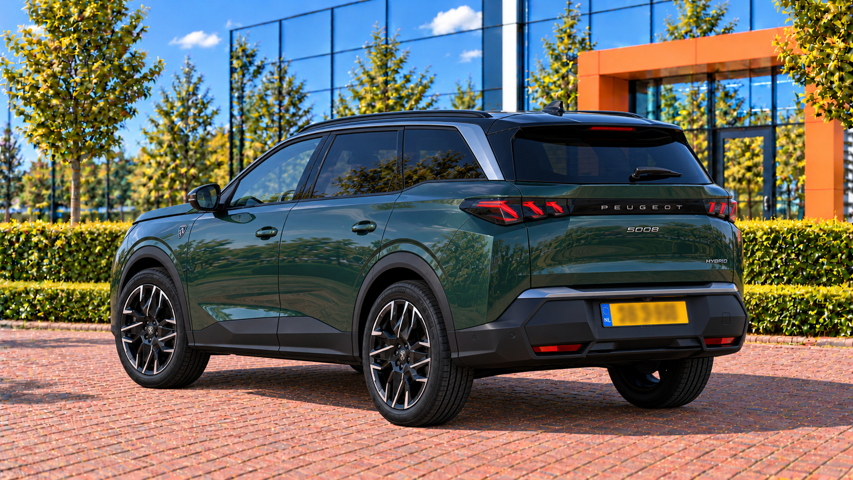 Peugeot 5008 van achteren
