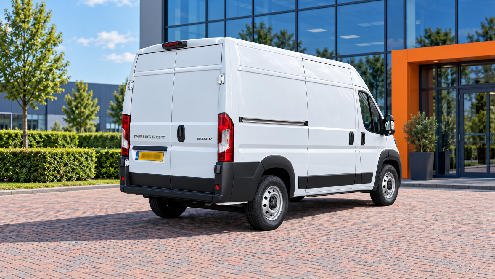 Peugeot Boxer van achteren