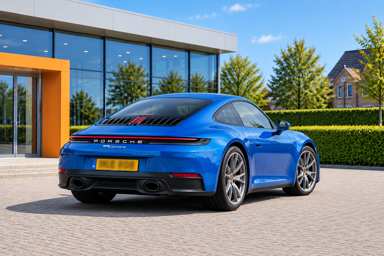 Porsche 911 van achteren