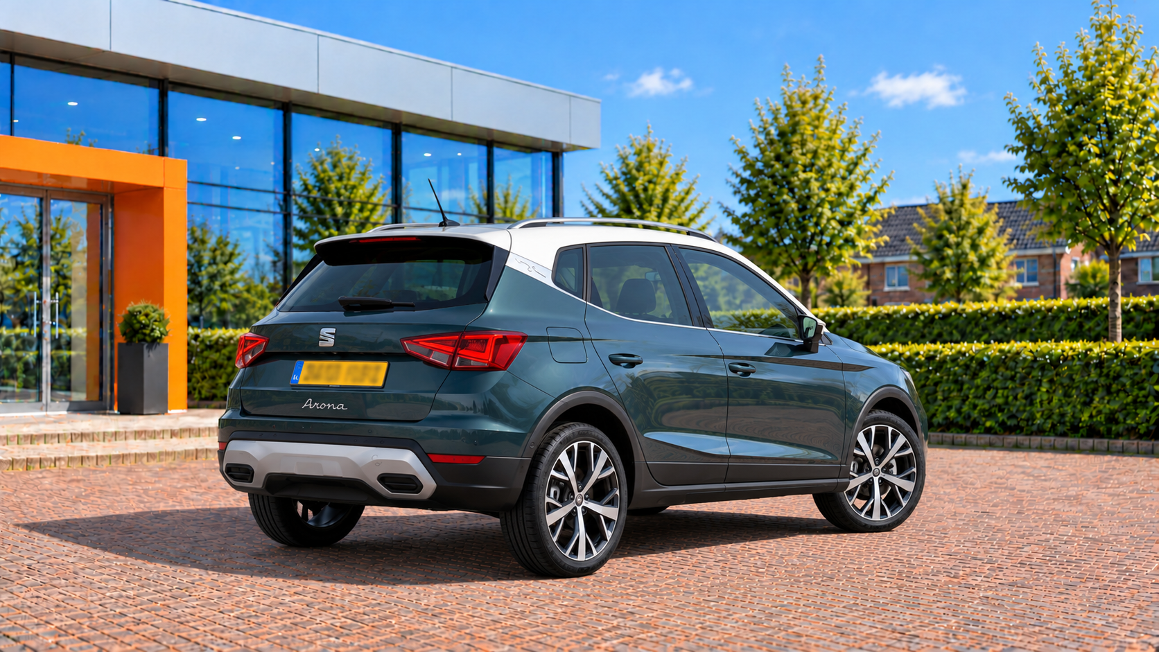 SEAT Arona facelift van achteren