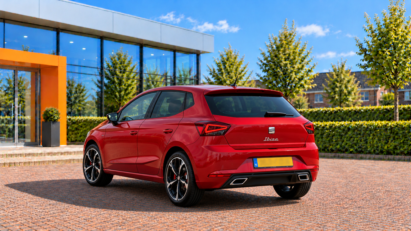 SEAT Ibiza van achteren