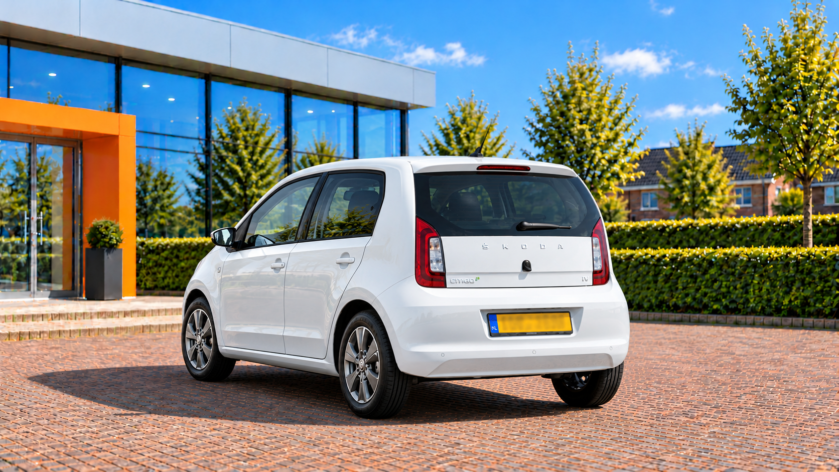Skoda Citigo van achteren