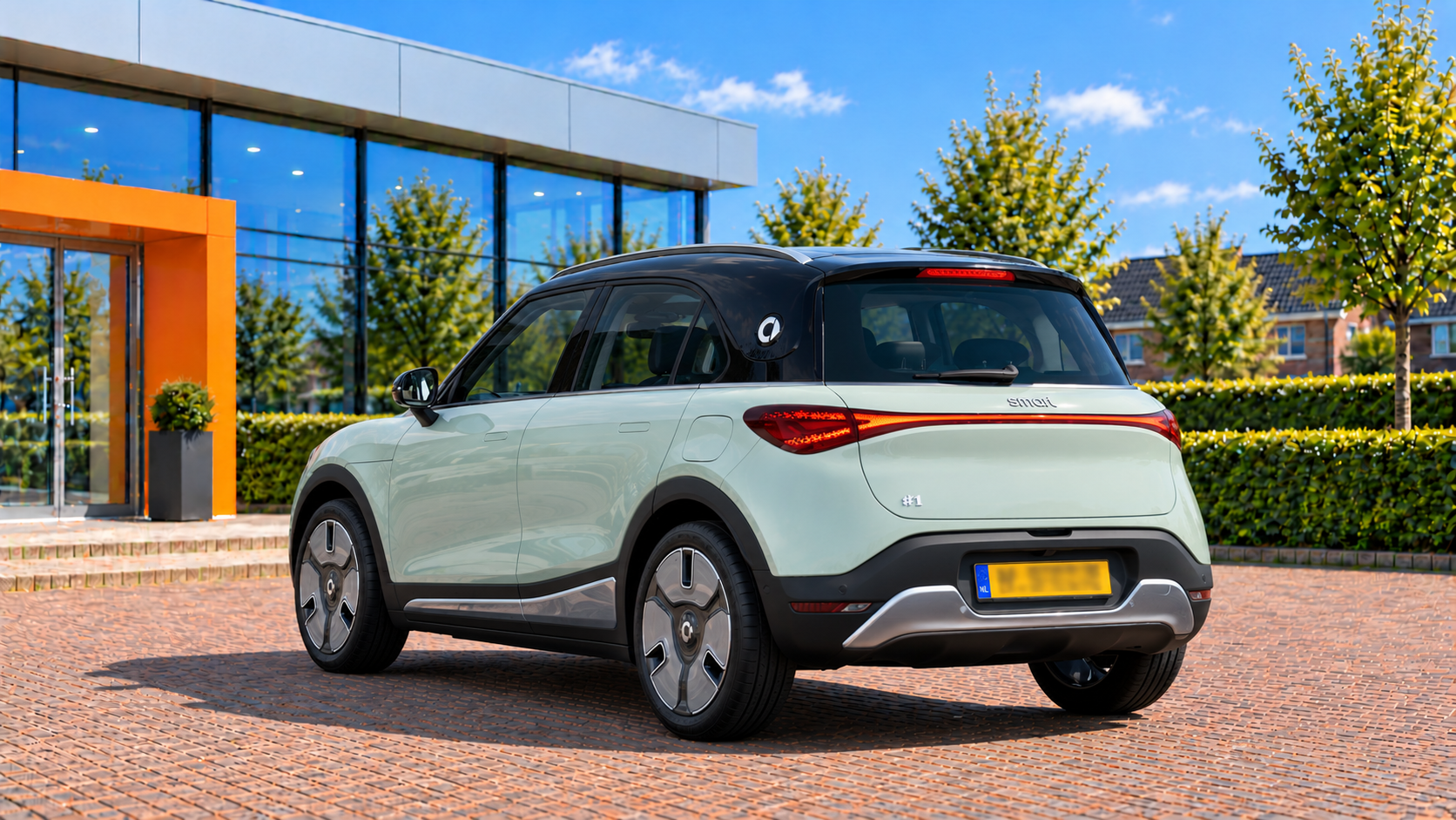 Smart #1 van achteren