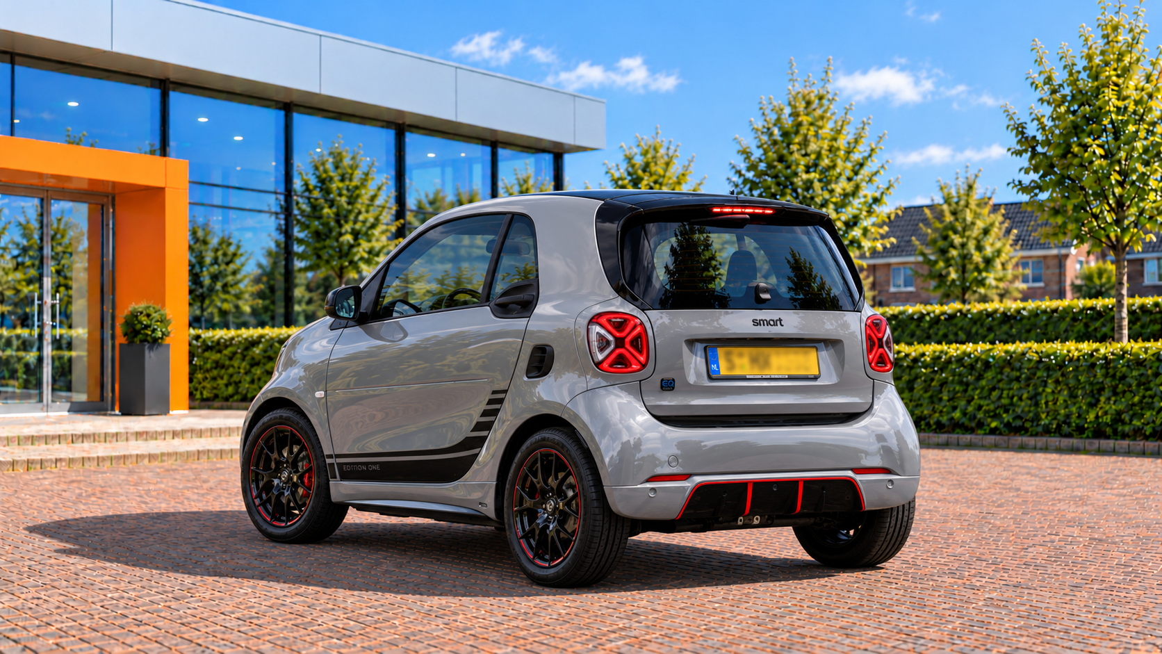 Smart Fortwo van achteren