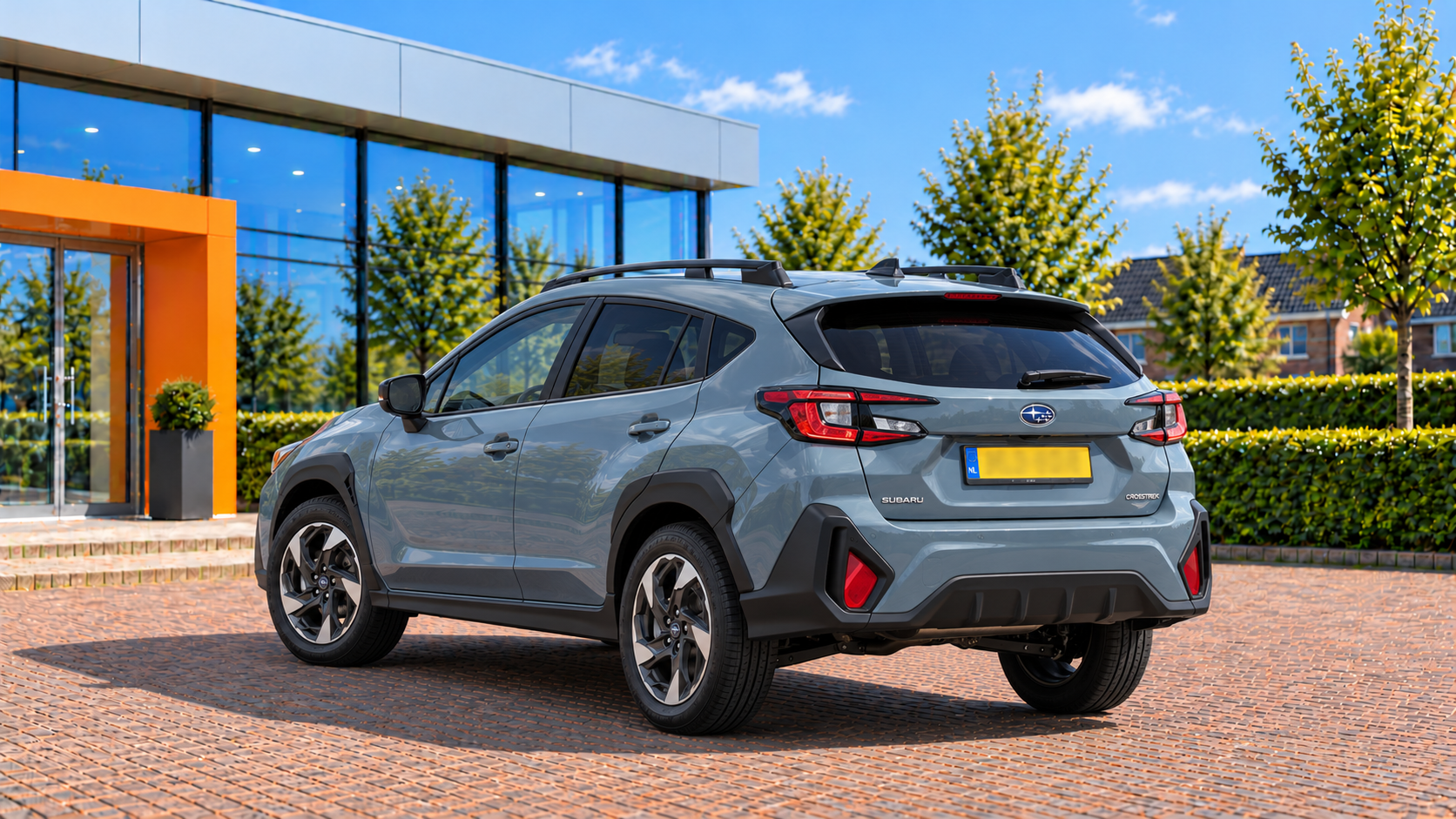 Subaru Crosstrek van achteren