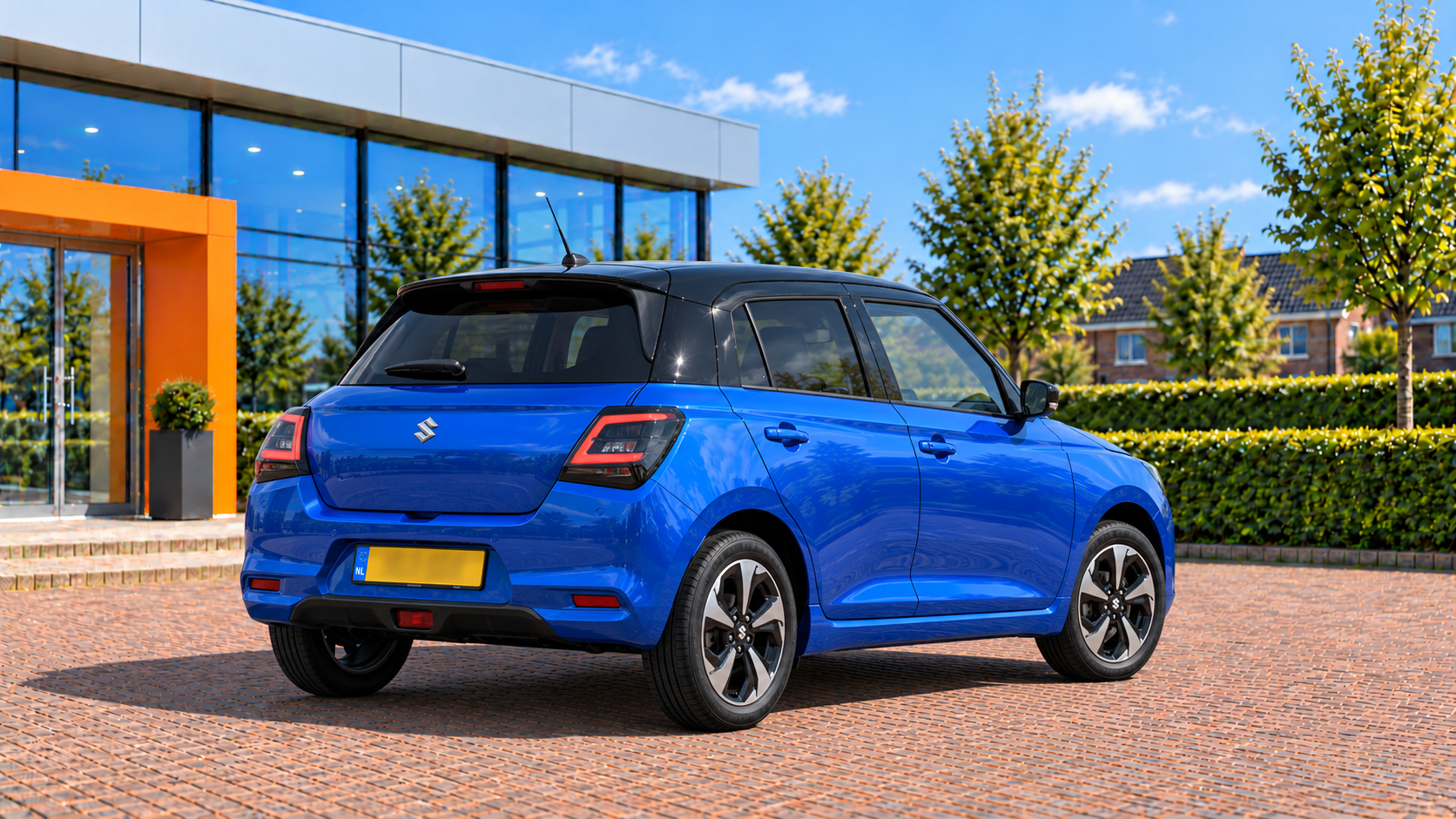 Suzuki Swift van achteren