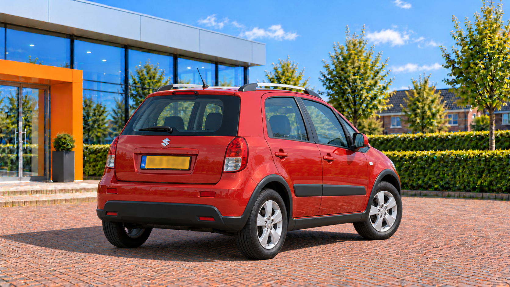 Suzuki SX4 van achteren