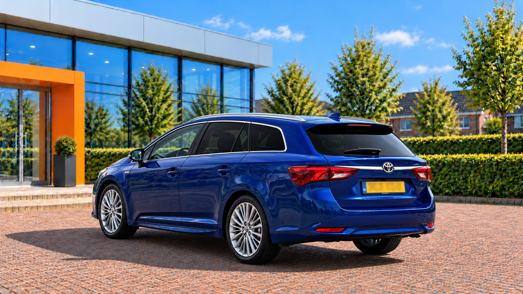 Toyota Avensis van achteren