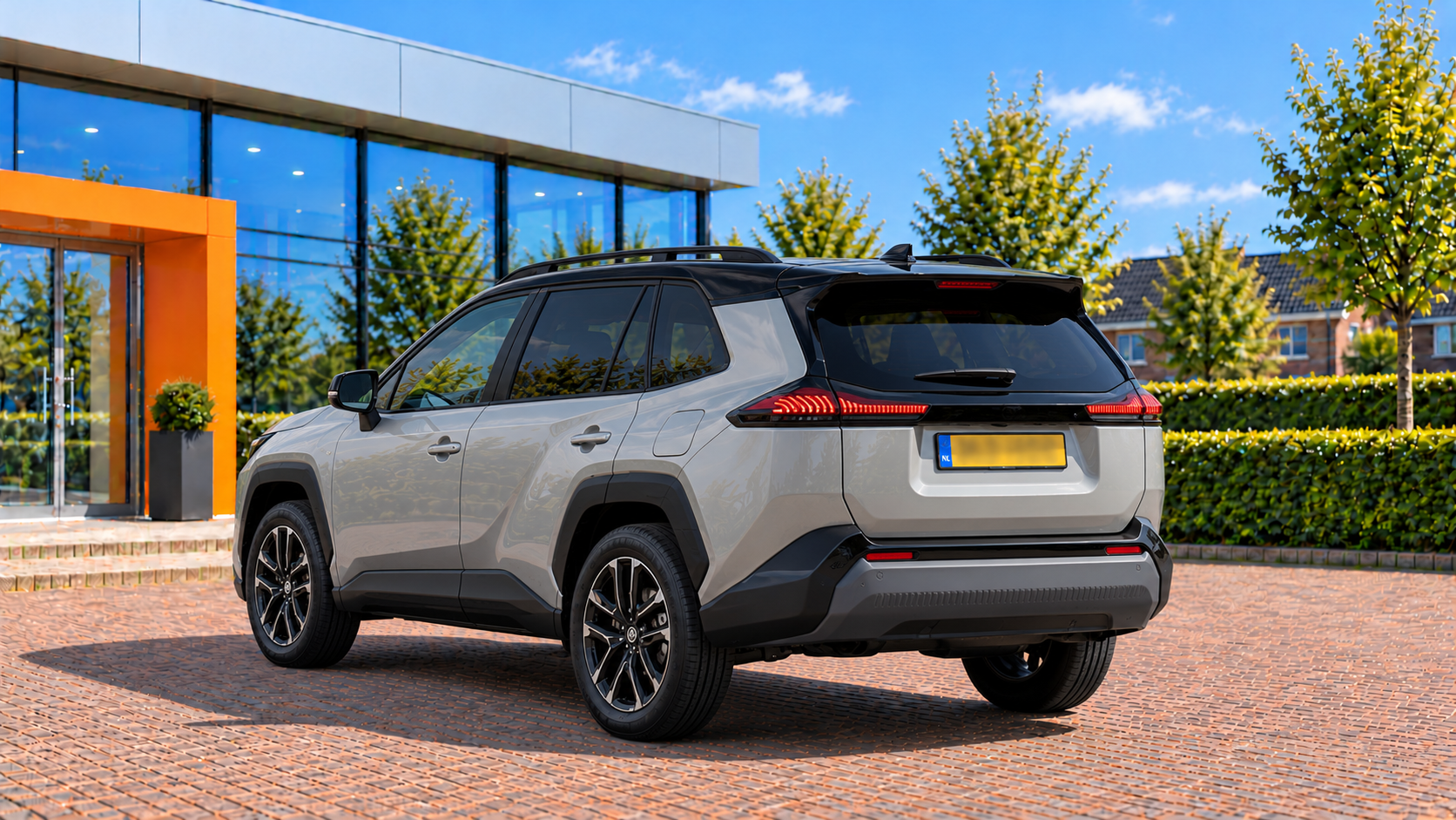 Toyota RAV4 van achteren