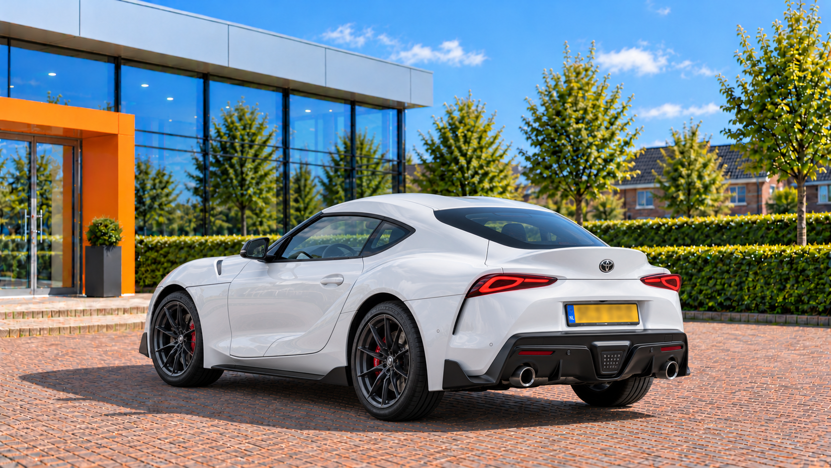 Toyota Supra van achteren