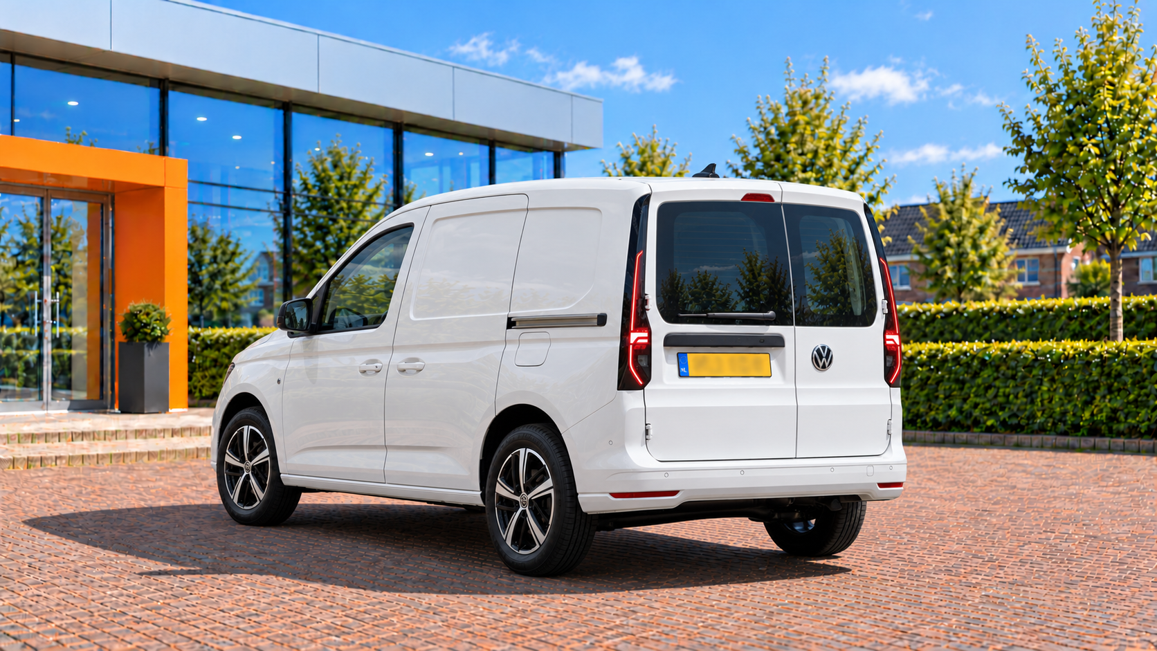Volkswagen Caddy van achteren