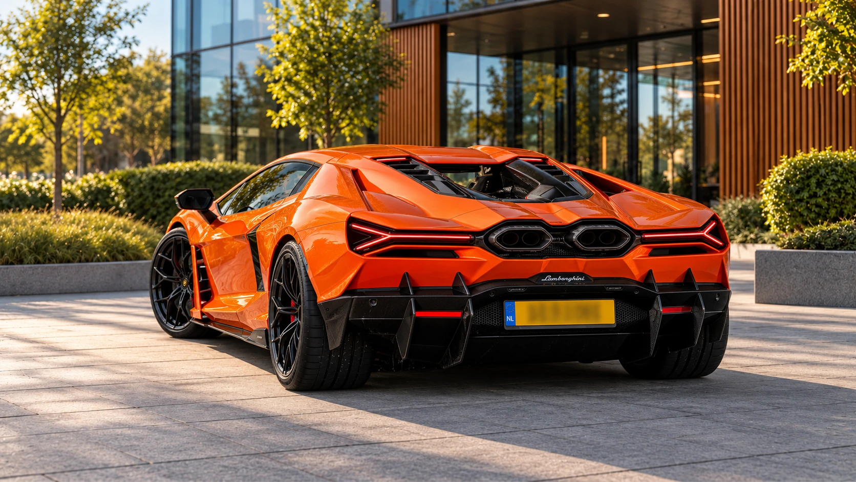 Lamborghini Revuelto – achterzijde