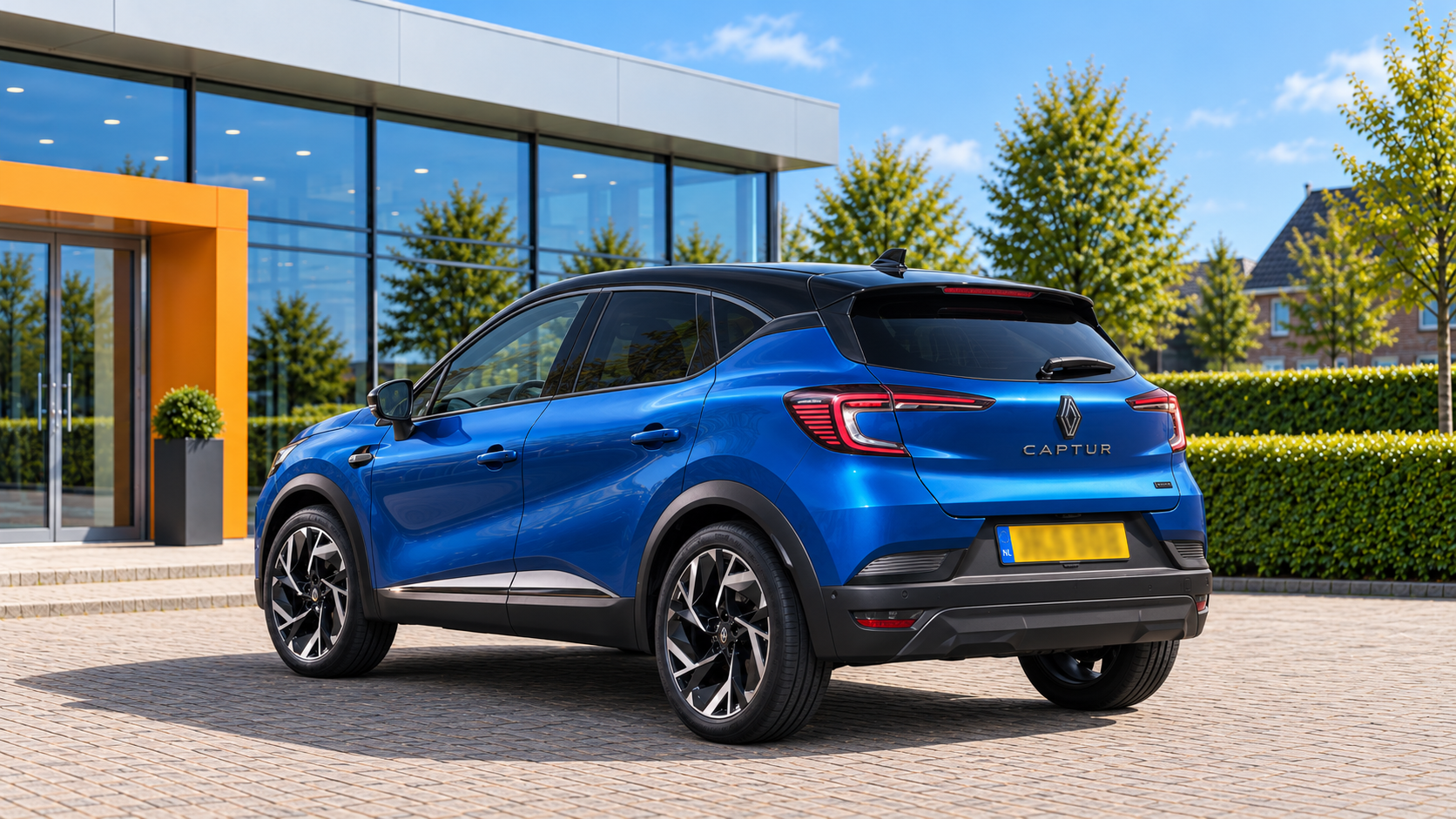 Renault Captur van achteren