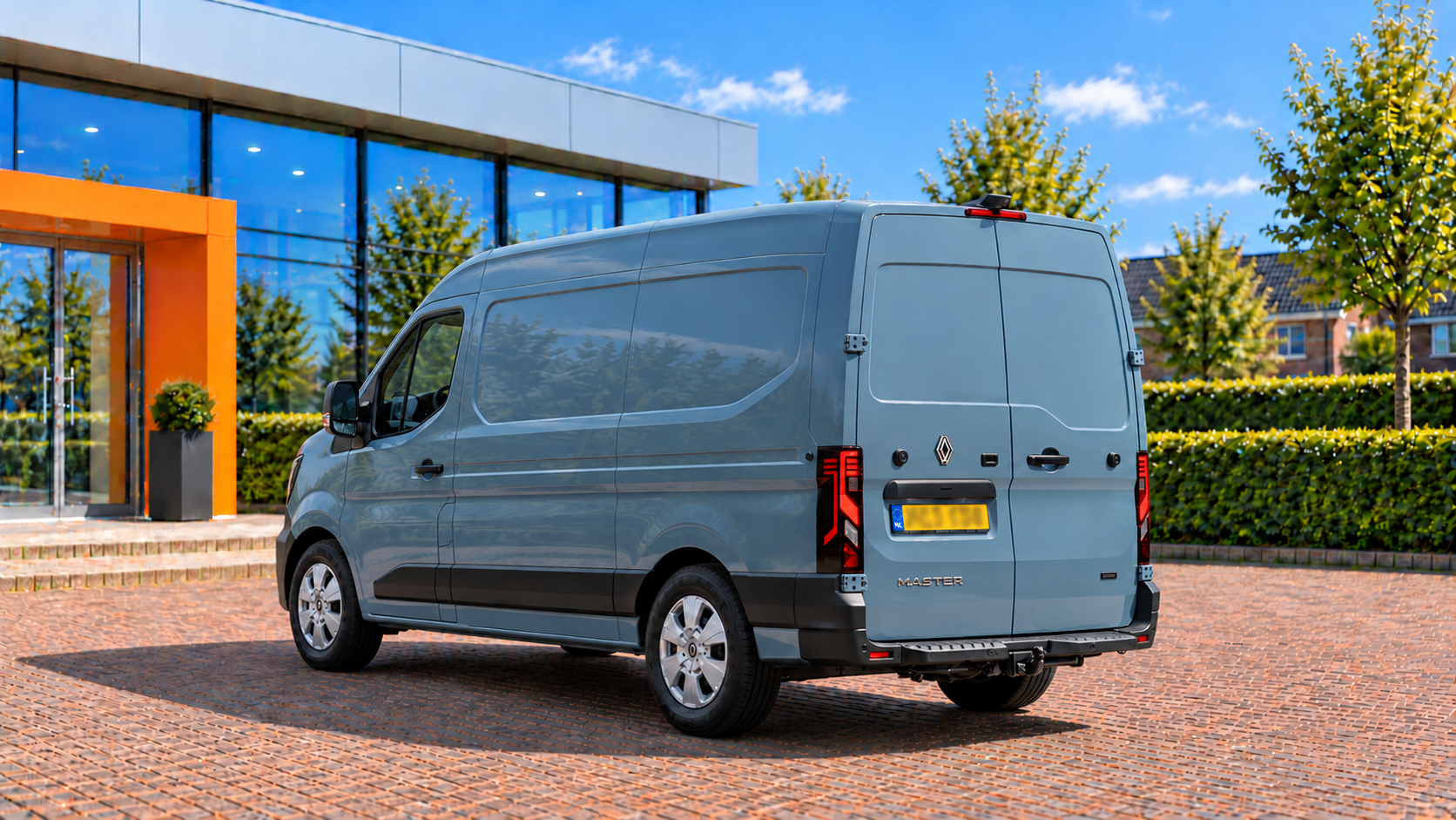 Renault Master van achteren